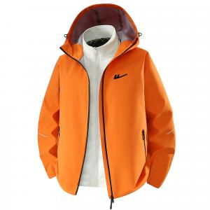 Ветровка для женщин Hiking Urban Living/Travel/Commuting Waterproof And Windproof To Keep Warm WARRIOR, hermes оранжевый (3-in-1 down liners)
