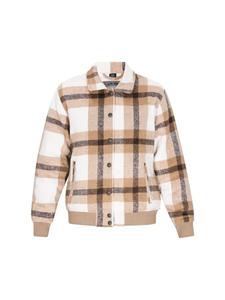 DreiMaster Женская куртка бежевого цвета с разноцветными вставками