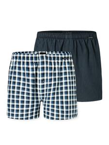 Трусы боксеры Schiesser, цвет blau/dunkelblau