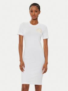 Платье облегающего кроя для повседневной носки 78HAOT00 Versace Jeans Couture, белый