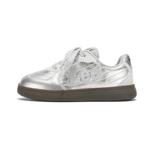 Lee Скользостойкие противоударные износостойкие низкие кроссовки для скейтбординга silver детские