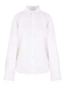 Поплиновая рубашка BALENCIAGA, белый