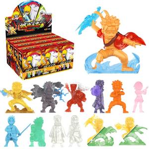 Naruto, Burning Will Collection, мини резиновая кукла слепой коробки товары одиночная мистери бокс/полная коробка 12 шт KAYOU