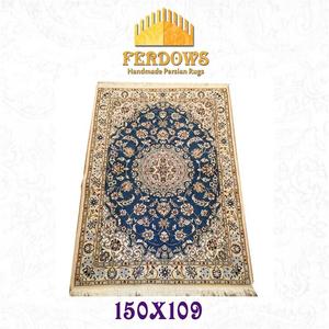 FERDOWS Ковер 150х109 см из шерсти ручной работы в персидском стиле для спальни, туалетного столика или эркера