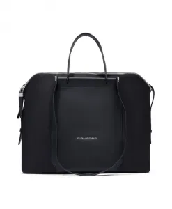 Женская сумка для ноутбука с отделением для планшета, ударопрочная, с мягкой подкладкой и защитой от RFID-сканирования. Piquadro, черный