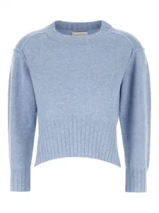 Кашемировый свитер Lian с ребристым подолом LouLou de Saison, синий