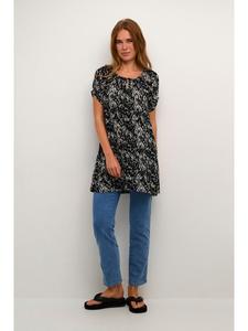 Туника Kaffe, цвет black/white graphic snake