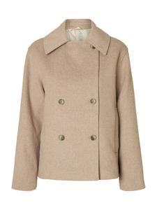 Куртка межсезонная SELECTED SLFALMA, кремовый