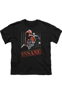 Футболка детская Batman Insane с коротким рукавом Gildan, черный