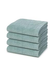 Набор полотенец Cawö Lifestyle, 4 штуки, 100x50 см, зелено-синий