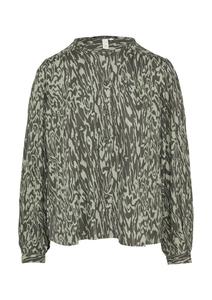 Блуза QS, цвет Khaki/Pastel green