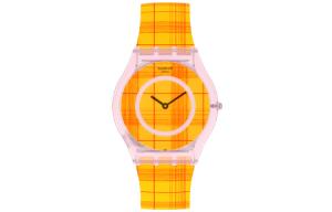 SWATCH Часы Unisex 34mm Yellow Watch SS08Z105, Yellow