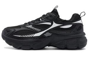 Амортизирующие износостойкие низкие кроссовки для бега женские Black XTEP, Black/Sail White