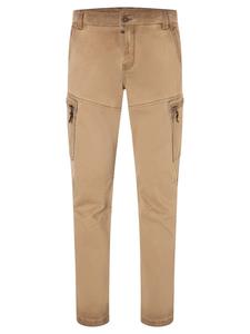Брюки карго с боковыми карманами и застежкой на пуговицы бежевого цвета Timezone
