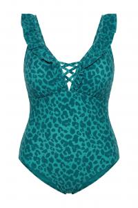 Studio Untold Купальник Triangle в зеленом цвете