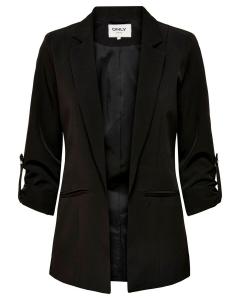 Пиджак ONLY с укороченными рукавами, черный