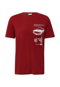 Футболка s.Oliver Print T-shirt, Burgund/Red