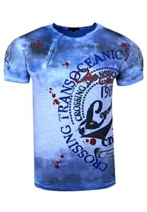 Классическая футболка Rusty Neal Shirt, светло-синий