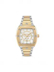 Наручные часы The Hexagon Phantom 44 мм Philipp Plein, серебряный