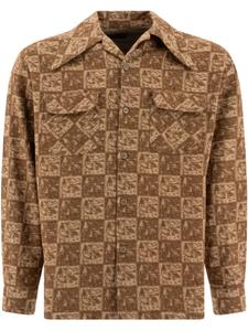 Куртка KAPITAL в шахматную клетку, коричневый