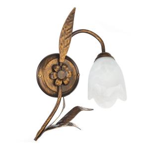 Настенный светильник ONLI Sonia Typ A, сатиновое стекло / железо - 1 лампа