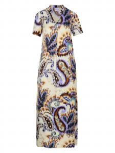 MADELEINE Платье-рубашка из шерсти белого цвета