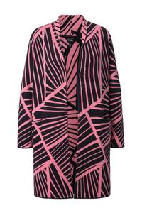 Ulla Popken Кардиган из трикотажа в розовом цвете