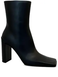 Ботильоны с квадратным носком и каблуком 90 мм Alaïa, черный