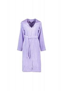 Халат женский полупальто с капюшоном Палермо ирис - 0022 VOSSEN, фиолетовый