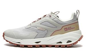 Женские противоскользящие износостойкие треккинговые туфли Jack Wolfskin, цвет галька серый/6301