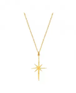 Золотое ожерелье с северной звездой Ottoman Hands, gold