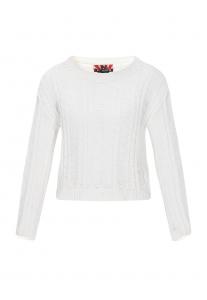 Свитер myMo ROCKS, от белого