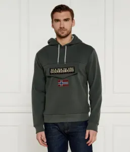 Толстовка Burgee regular fit Napapijri, зеленый