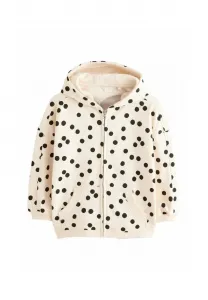 Толстовка на молнии стандартного кроя Next, White Black Spot