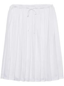 Prada плиссированная юбка, белый