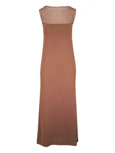 Платье без рукавов KHAITE, коричневый