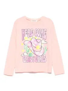 Футболка с блестками Billieblush, розовый