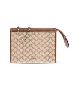 Сумка с монограммой Max Mara, бежевый