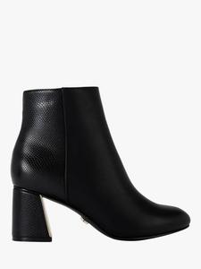 Ботильоны на коричневом каблуке KG Kurt Geiger, черный