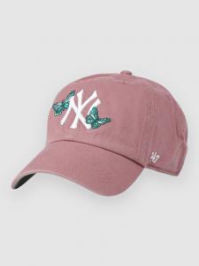 Бейсболка 47Brand MLB NY Yankees Icon Alt '47 Clean Up Cap, mauve