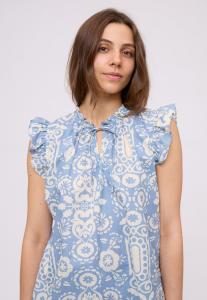 Блуза Noa Noa Blouse, Print Blue/White/Blue
