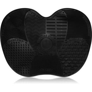 Коврик для чистки силиконовой кисточки для ресниц Lash Brow - маленький черный