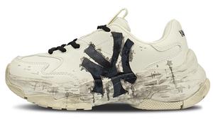 Низкие кроссовки Big Ball Chunky Cushioning, унисекс, экрю MLB, Ecru