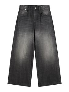 Мешковатые джинсы Bershka, Black Denim