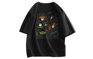 Футболка унисекс по мотивам мультфильма «История игрушек» Disney, черный