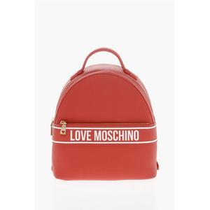 Красный полиэтиленовый рюкзак Moschino, Red