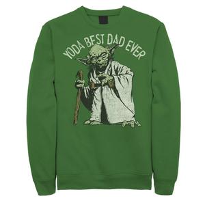 Мужской свитшот Star Wars Yoda Best Dad Ever Licensed Character