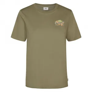 Футболка с коротким рукавом O´neill Flower Chest Print, зеленый