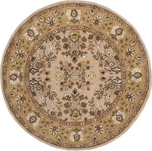 Ковер ручной работы в восточном стиле safavieh total performance collection, цвет ivory/gold, артикул tlp721a, 244 x 244 см