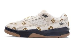 Jordan Кроссовки FLIGHT COURT Mocha Mandala, Flock Craft Anti Slip Wear Resistant Low Top Vintage Basketball Shoes Unisex Brown